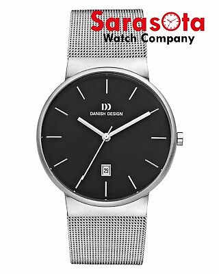 Danish Design IQ63Q971 Black Dial Stainless Steel Quartz Classic Men's  Watch | eBay
