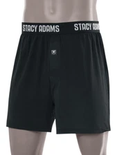 Stacy Adams Comfortblend Boxer Shorts in Black - B