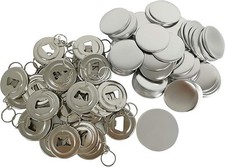 Bottle Opener Key Chain Button Parts Maker Supply 50mm 2" 100 Sets/Pack