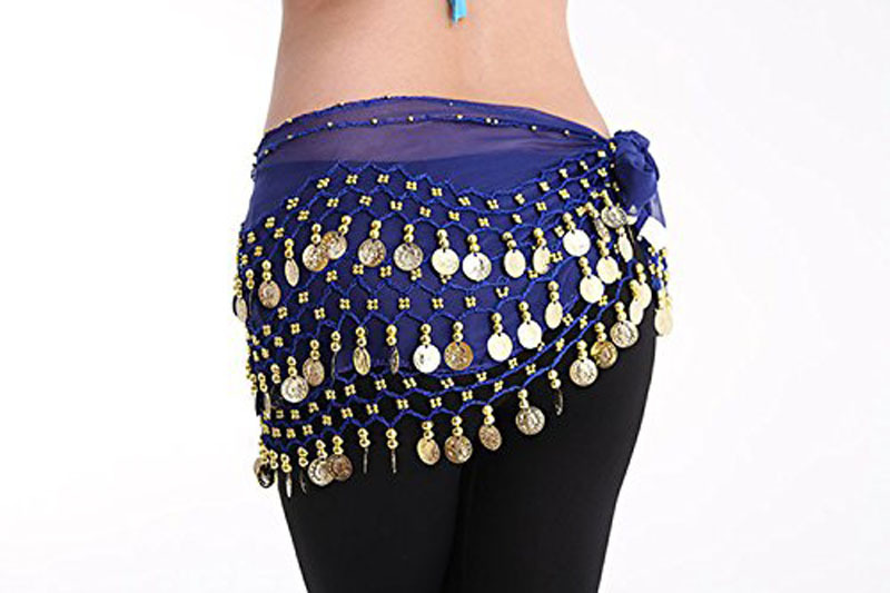BELLY DANCE DANCING Silver COIN BELT WRAP HIP SCARF SKIRT WHOLESALE Lots PRICE E - Foto 2