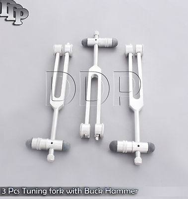 5 In 1 Tuning Fork With Buck Hammer, Pin, Sensory Brush And Needle Combo With Case Diagnostic Set Emt Ems Supply By Surgicalonline - Foto 6