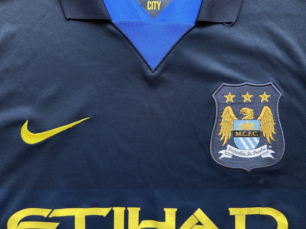 MANCHESTER CITY 2014 2014 AWAY FOOTBALL SHIRT SOCCER JERSEY
