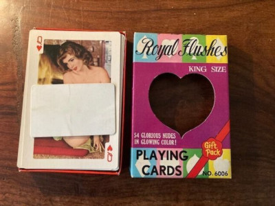 VINTAGE 60s KIG SIZE PIN UP CARD SET OF 54 USA