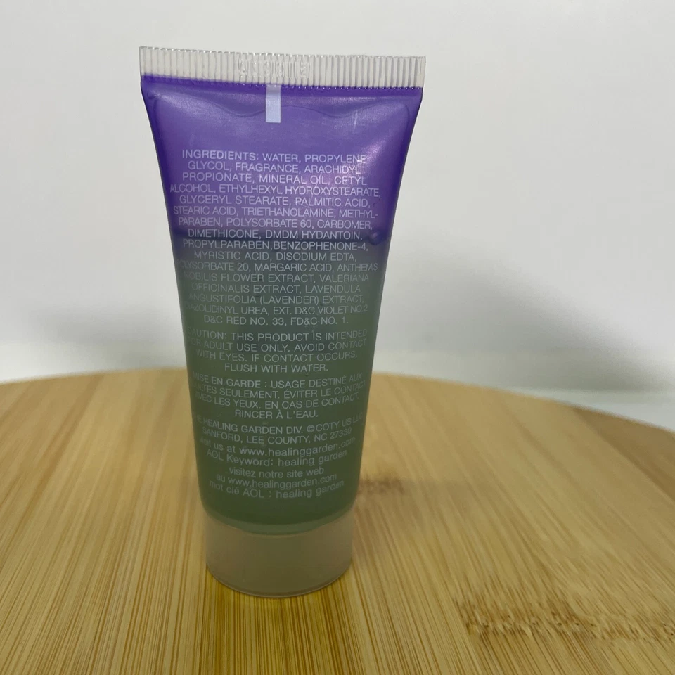 Gel de ducha de baño The Healing Garden lavanda relajación lavanda 1,18 oz Foto 3 de 3