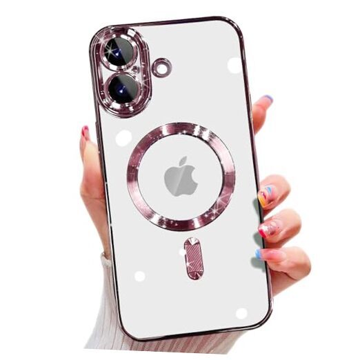 Magnetic Clear Case for iPhone 16 Plus Compatible iPhone 16 Plus (6.7