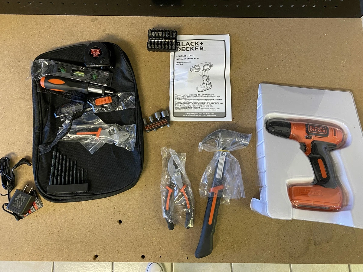 Black & Decker 14.4V Cordless Drill Project Kit