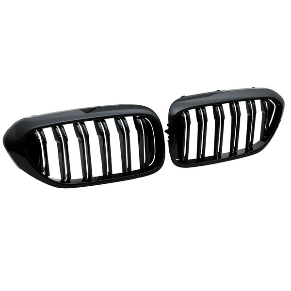 Nieren KüHlergrill FüR Bmw G30 G31 Limo Touring Schwarz Klavierlack Doppelsteg-image