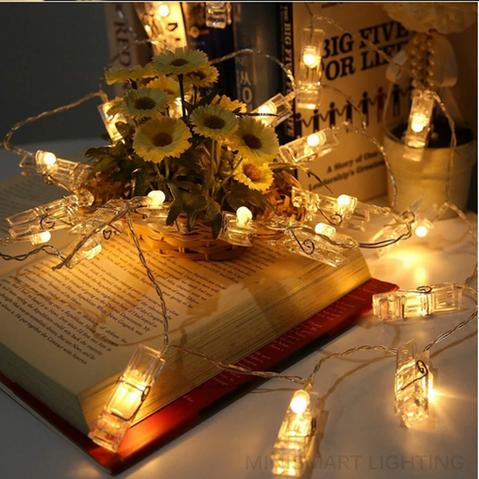 Battery Powered Photo Hanging Clip Fairy Lights 15 LED 2.5M - Image 3 of 4