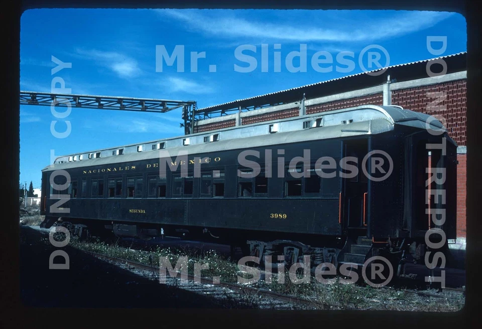 Original Slide NdeM Nacionales de Mexico Fresh Paint Segunda Coach 3989 AGS AGS - Image 1 of 1