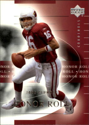 2002 Honor Roll (Upper Deck) Football ''Main Set'' Cards #1 to #166