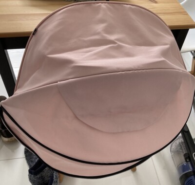 Mothercare Journey Pram Seat Unit/Carrycot Hood blush pink UK