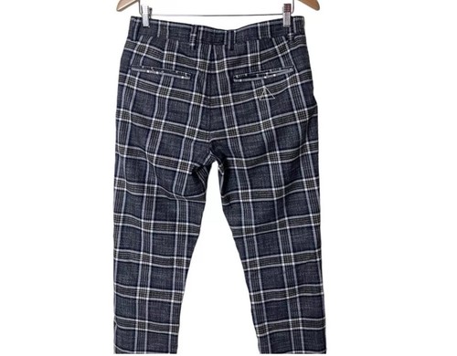 I Love Ugly Mens Plaid Smart Zespy Pant S - Picture 4 of 7