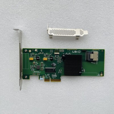 LSI 9211-4i 6GB SATA/SAS 4-Ports PCI-E 2.0 RAID Controller Card From US Ship