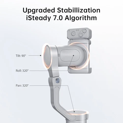 Hohem iSteady XE 3-Achsen Gimbal Stabilisator für Smartphones Handys iPhone 14 13 12 - Bild 5 von 13