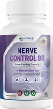 Phytage Labs Nerve Control 911 - Plant Based Nerve Health Supplement 60 Capsules