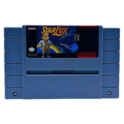 Star Fox (Super Nintendo, 1993) Authentic Tested SNES Game Cartridge