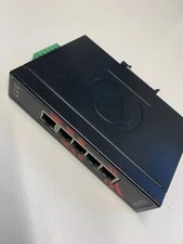 Antaira LNX-500AG-T industrial 5-port 10/100/1000 gigabit network switch din rai