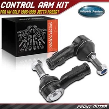 2Pcs New Left & Right Outer Tie Rod End for Volkswagen Jetta Passat Golf Corrado