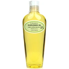 Organic Sunflower Oil Unrefined High Oleic 2 oz 4 oz 8 oz up to Gallon Free Ship