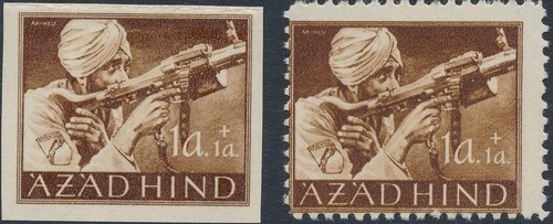 Stamp Germany India Selection 1943 WWII War Era Azad Hind Legion Free MNH 2 - Picture 4 of 5