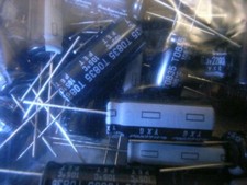 50pc 2200uf 6.3v RADIAL LEAD ALUMINUM ELECTROLYTIC CAPACITOR 6.3YXG2200MEFC10X23