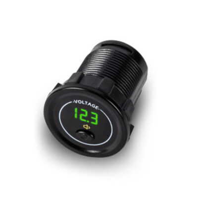 12-24V Auto Temperatur Voltmeter Auto Spannungs messer Anzeige Digital messung
