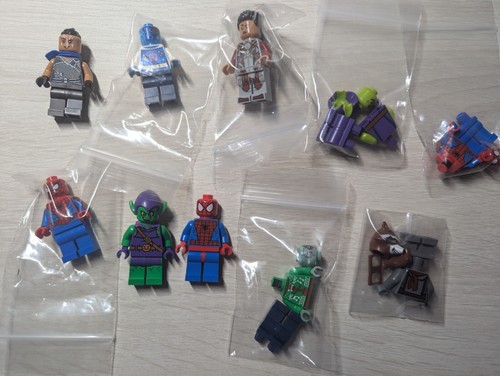 Lego Marvel Minifigure Spiderman Advent Drax Nebula Rocket Goblin More Lot - Picture 2 of 6