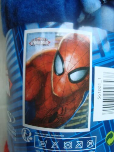 Plaid/Fleece Blanket Great Hereos Here Spiderman New 100 X 140 - Picture 1 of 2