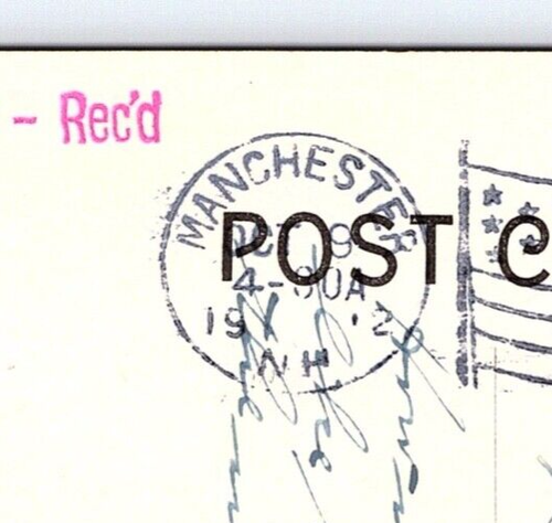 Manchester NH 1912 Knapping Room Amoskeag Mfg Mill No 11 Factory Postcard D26 - Picture 5 of 6