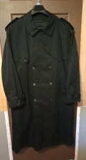 Towne By London Fog Men’s Black Overcoat Size 48 Regular Zip In Liner
