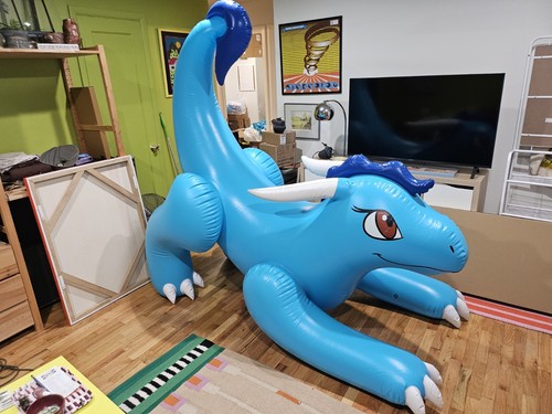 PuffyPaws Larissa Inflatable Dragon Ride On Toy Repairs