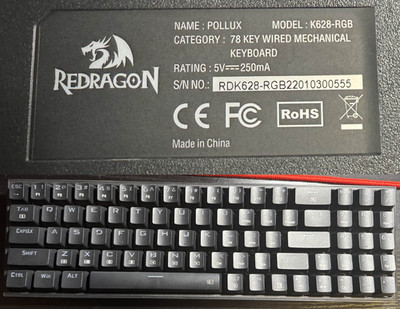 REDRAGON Pollux K628 RGB PRO Wired/2.4G/78 Keys Mechanical Gaming Keyboard
