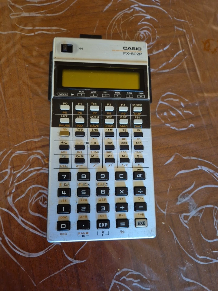 Vintage CASIO FX-502P Scientific Programmable Calculator - Photo 3/4