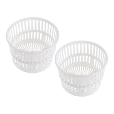 2Pcs Compact Foldable Washing Machine Buckets Spin Dryer Basket