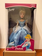 Disney Princess Cinderella Brass Key Porcelain Keepsake Doll
