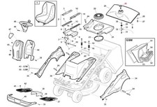 Tappo livello carburante trattorino ORIGINALE GIANNI FERRARI BFB 00111970199