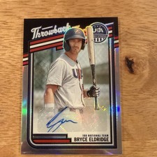 2026 Panini Stars & Stripes USA 18U Throwback Bryce Eldridge Auto  040/175