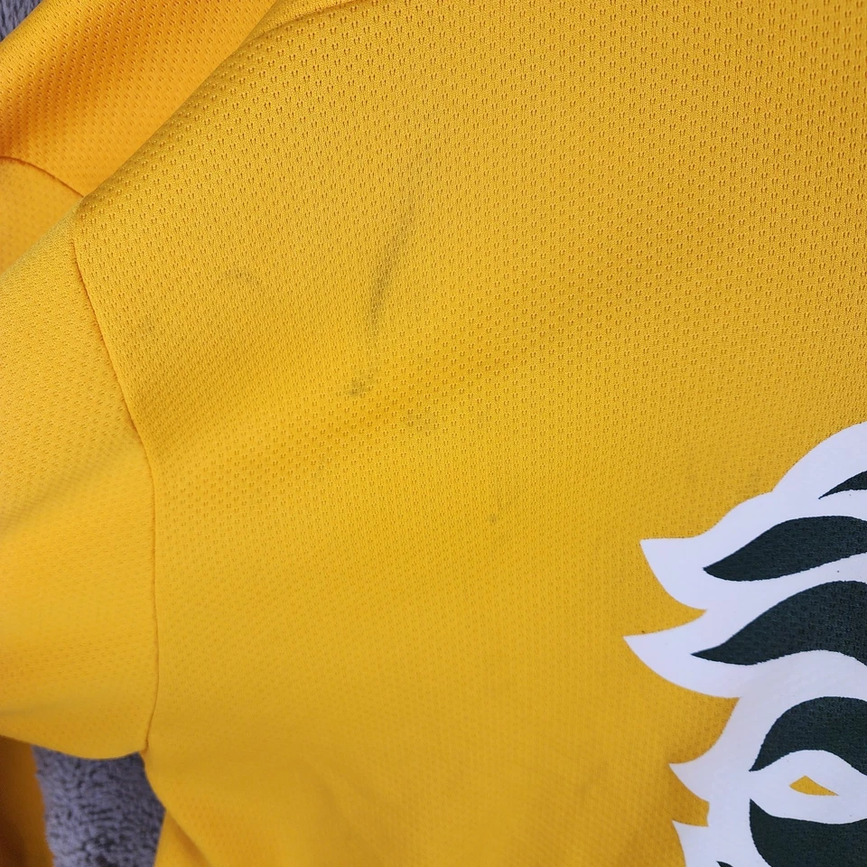 Camiseta deportiva de hockey para hombre Calgary Flames XL NHL amarilla T.Litzen  Foto 2 de 4