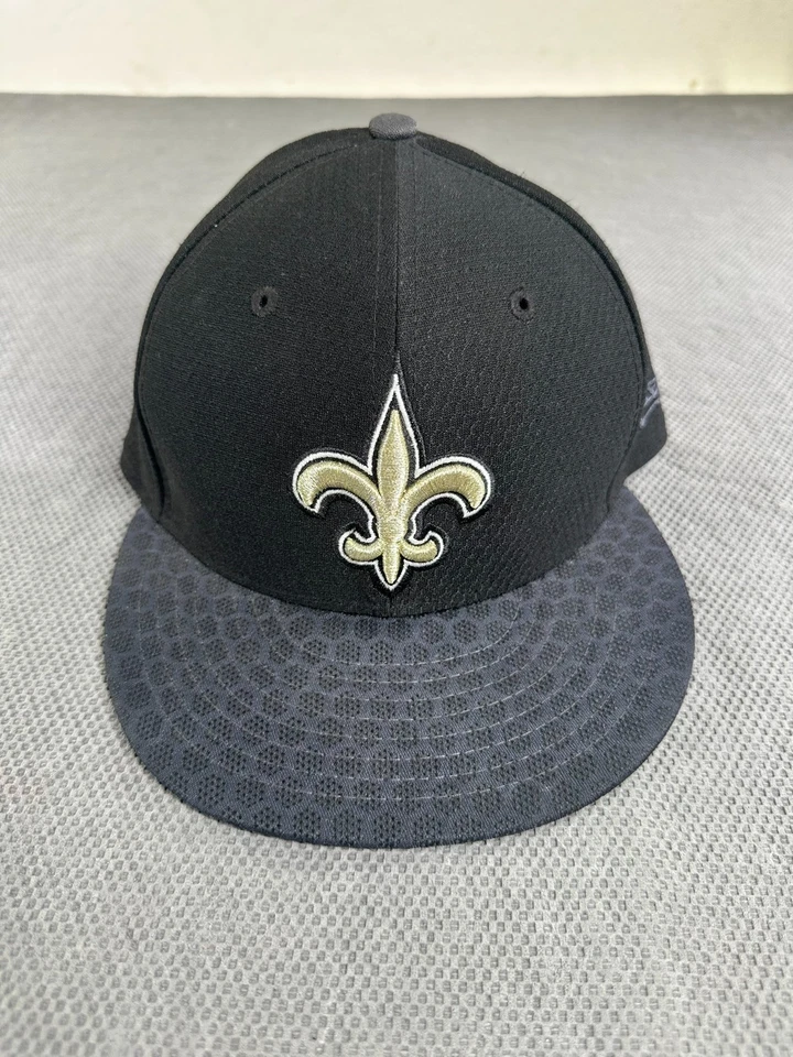 Новая регулируемая черная кепка New Orleans Saints New Era 9Forty для футбольной команды НФЛ - Изображение 2 из 4