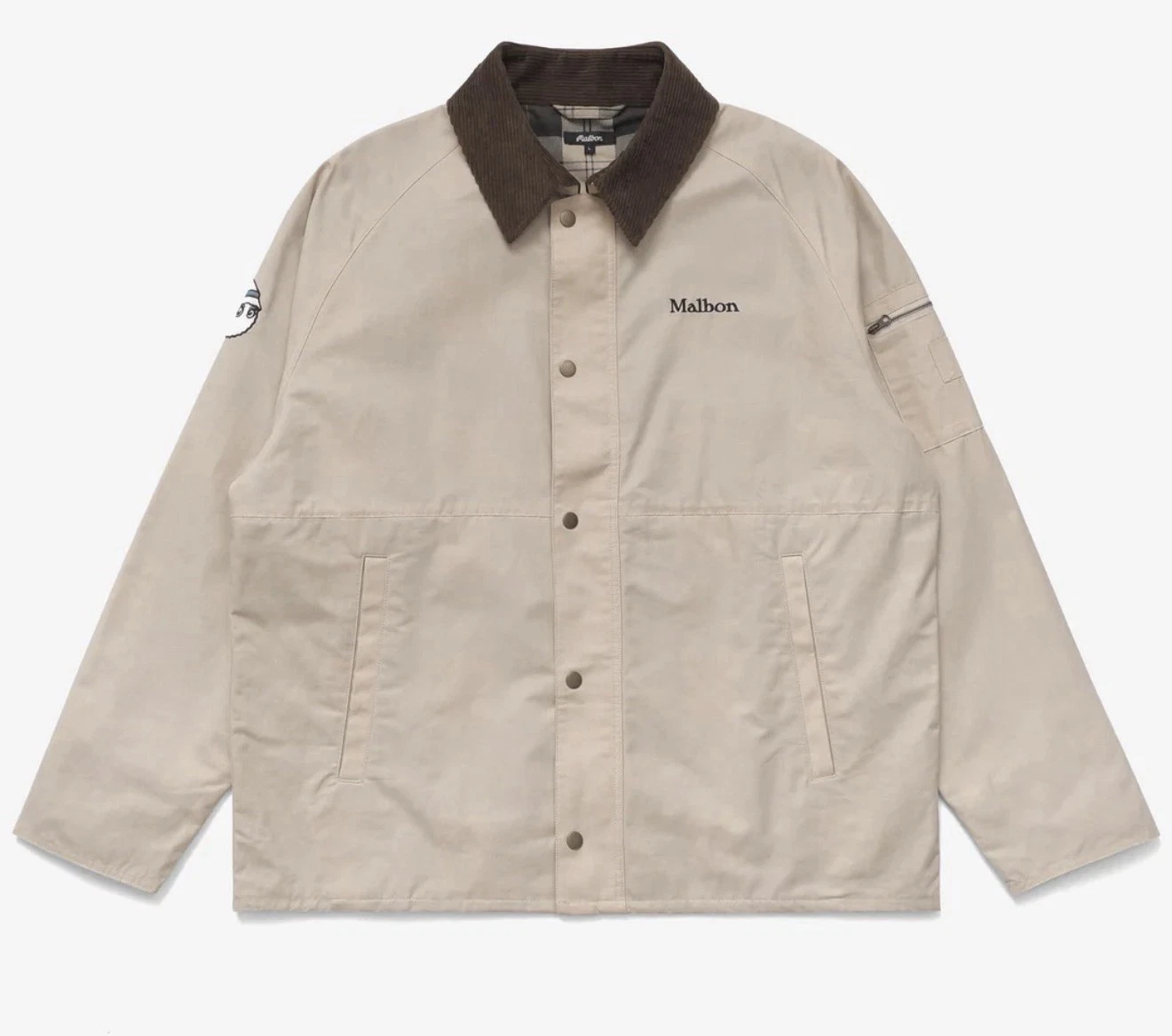 Malbon Golf BOWMAN FISHING JACKET IVORY Size M LAST ONE