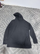 Offline by Aerie Women's Black Pullover Hoodie Long Sleeve Hooded Shirt Small