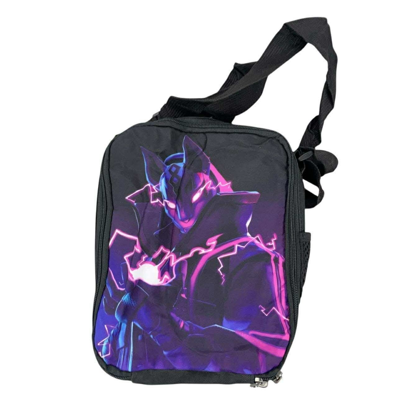 Insulated Cooler Bag Black Gaming Graphic New