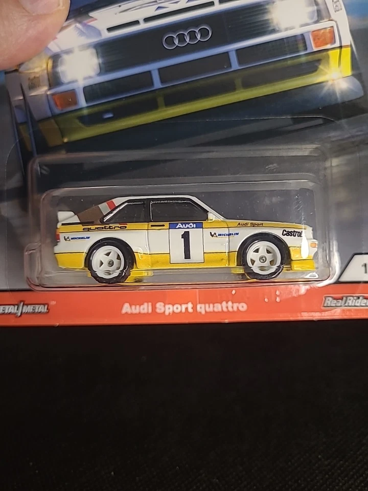 Hot Wheels Premium Audi Sport Quattro Car Culture Real Riders Foto 4 de 4
