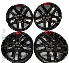 4 Gmc Acadia Chevy Traverse 20 Gloss Black Redline Factory Oem Wheels Rims 4187