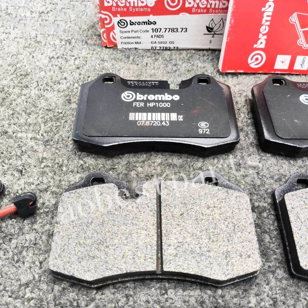 Ferrari F430 2009 REAR Brake pad P/N 70000936