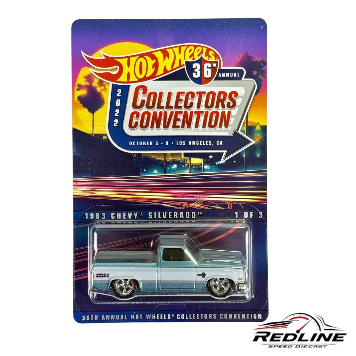 ホットウィール - ホットウィールコンベンション '83 CHEVY SILVERADO 3台セット 🔥Hot Wheels 36th Annual Collectors Convention 83 Chevy Silverado