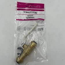 BRAND NEW!! Tectite 1/2 in. Brass Push-to-Connect Slip Ball Valve FSBBV12SL