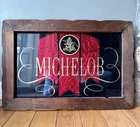 VINTAGE Michelob Beer Since 1896 13X19 Framed Mirror Bar Sign