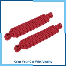Pack (2)  Car Door Limiting Strap for Jeep Wrangler 1987-1995 Red