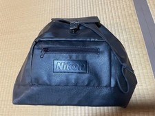 Nikon Camera Backpack Bag Pink Used with Metal Sash Rust 36x43cm Japan